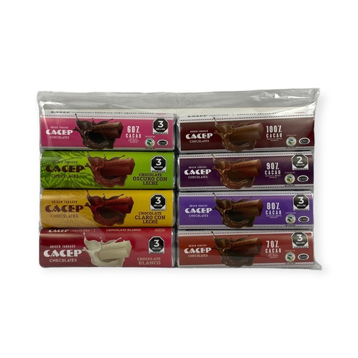 Paquete colección 1paq/8pz 15gr CACEP