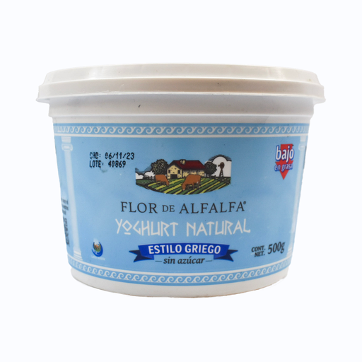 Yoghurt griego 500gr FLOR DE ALFALFA
