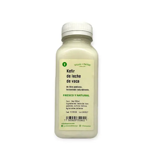Kéfir de leche de vaca 250ml VILLA DE PATOS