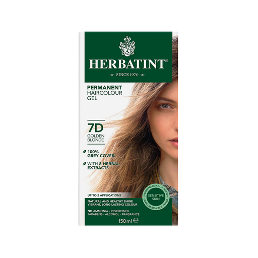 Tinte herbal rubio dorado 7D 170ml HERBATINT