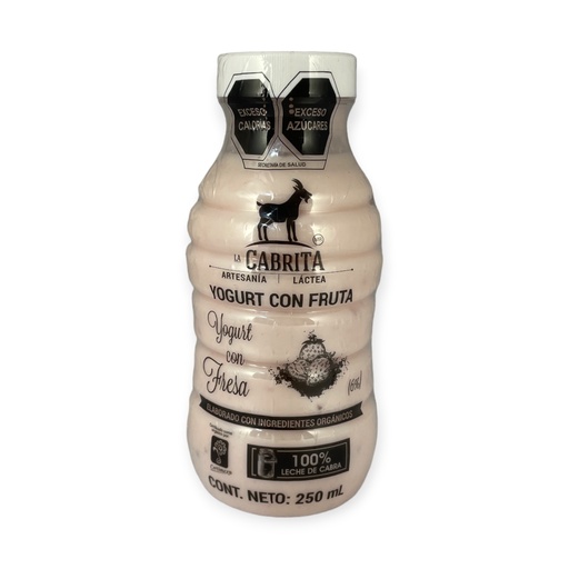 Yoghurt de cabra sabor fresa 250ml LA CABRITA