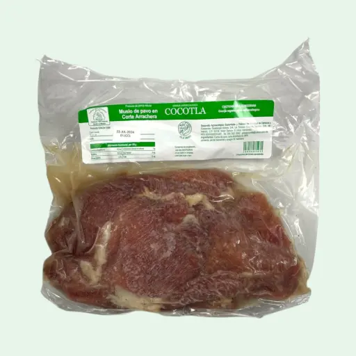 Muslo de pavo en corte arrachera 500gr COCOTLA