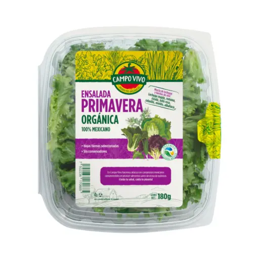 Ensalada primavera orgánica 180gr CAMPO VIVO