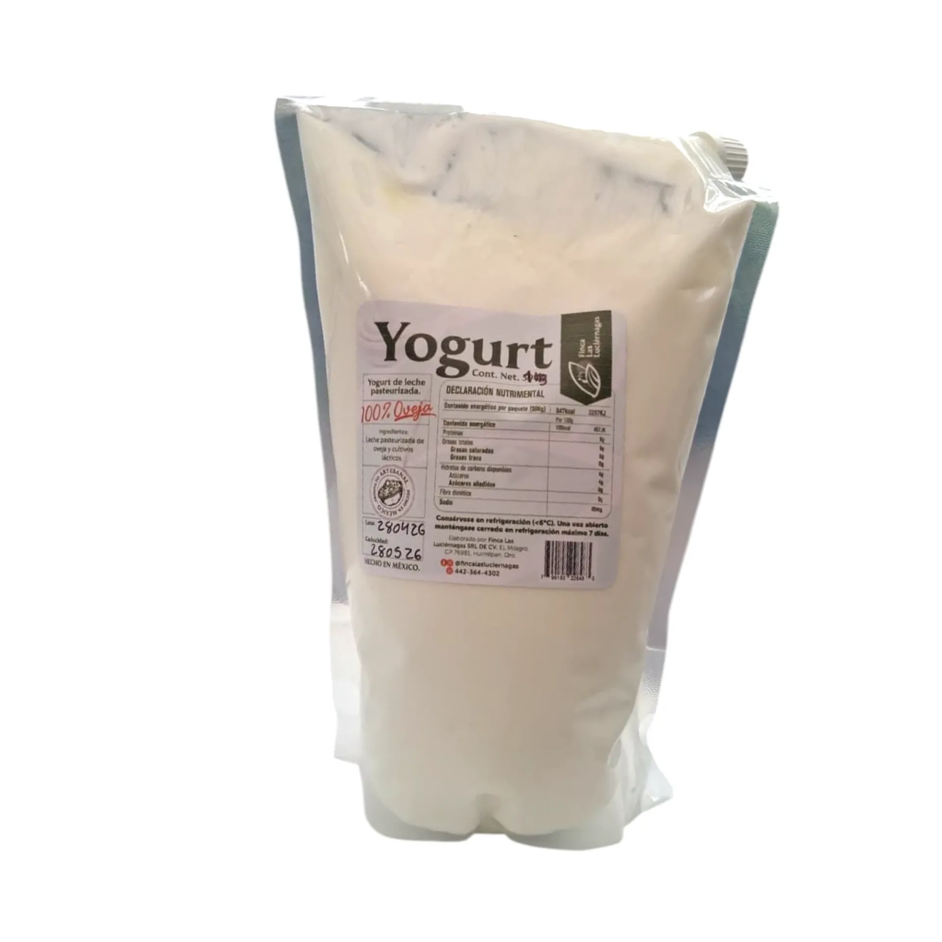 Yoghurt de oveja 1L FINCA LAS LUCIERNAGAS