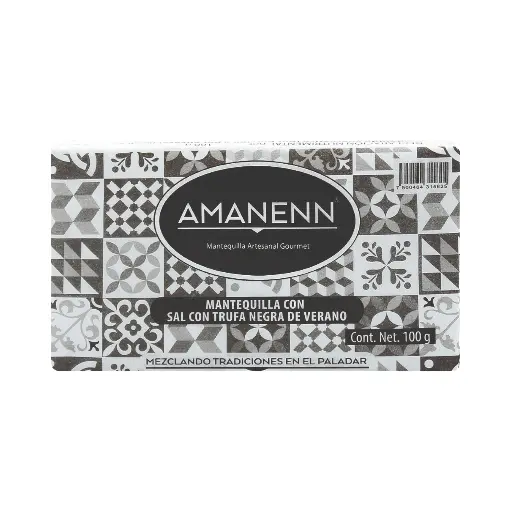 Mantequilla artesanal de sal con trufa negra de verano 100gr AMANENN