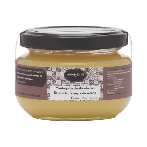 Ghee con sal con trufa negra de verano 100gr AMANENN