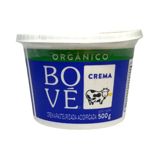 Crema orgánica 500gr BOVÉ