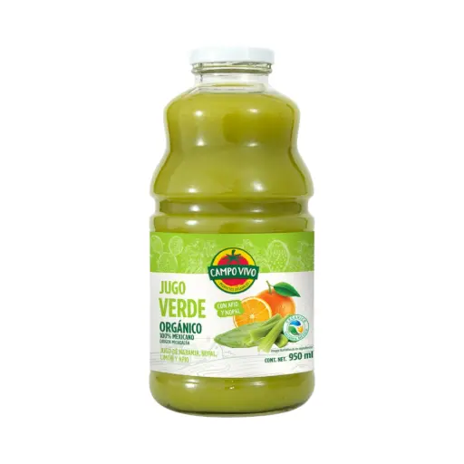 Jugo verde orgánico 950ml CAMPO VIVO