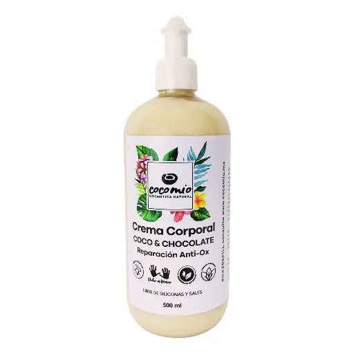 Crema corporal de coco y chocolate 500ml COCOMIO