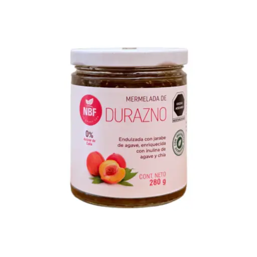 Mermelada de durazno 280gr NBF