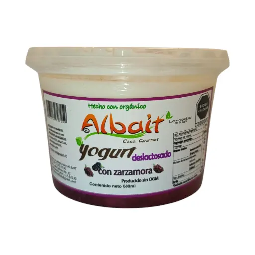Yoghurt deslactosado con zarzamora 500ml ALBAIT