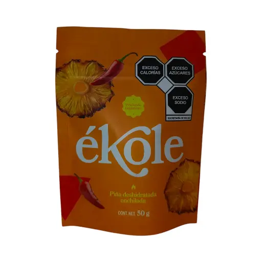 Piña deshidratada enchilada 50gr ÉKOLE