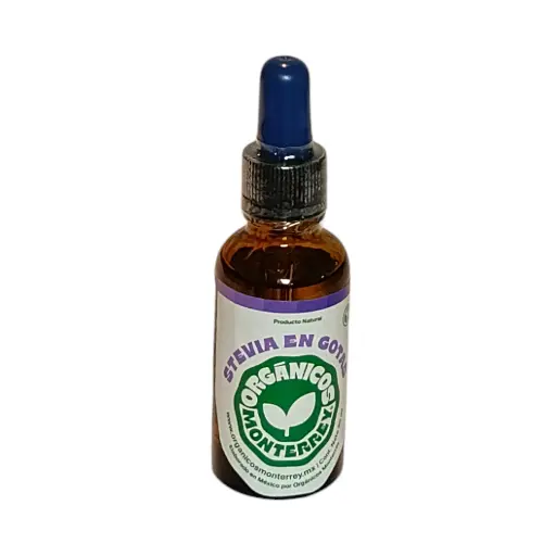 Stevia líquida en gotas 30ml ORGÁNICOS MONTERREY