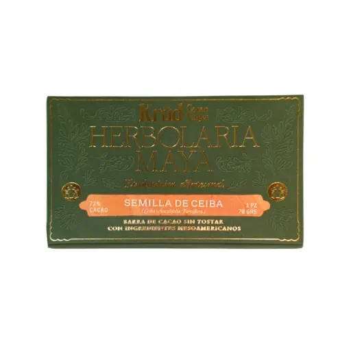 Barrita de cacao con semilla de ceiba 70gr KRUD