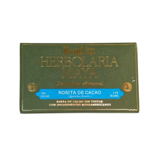 Barrita de cacao con rosita 70gr KRUD