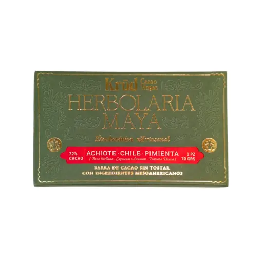 Barrita de cacao con mezcla de chiles 70gr KRUD