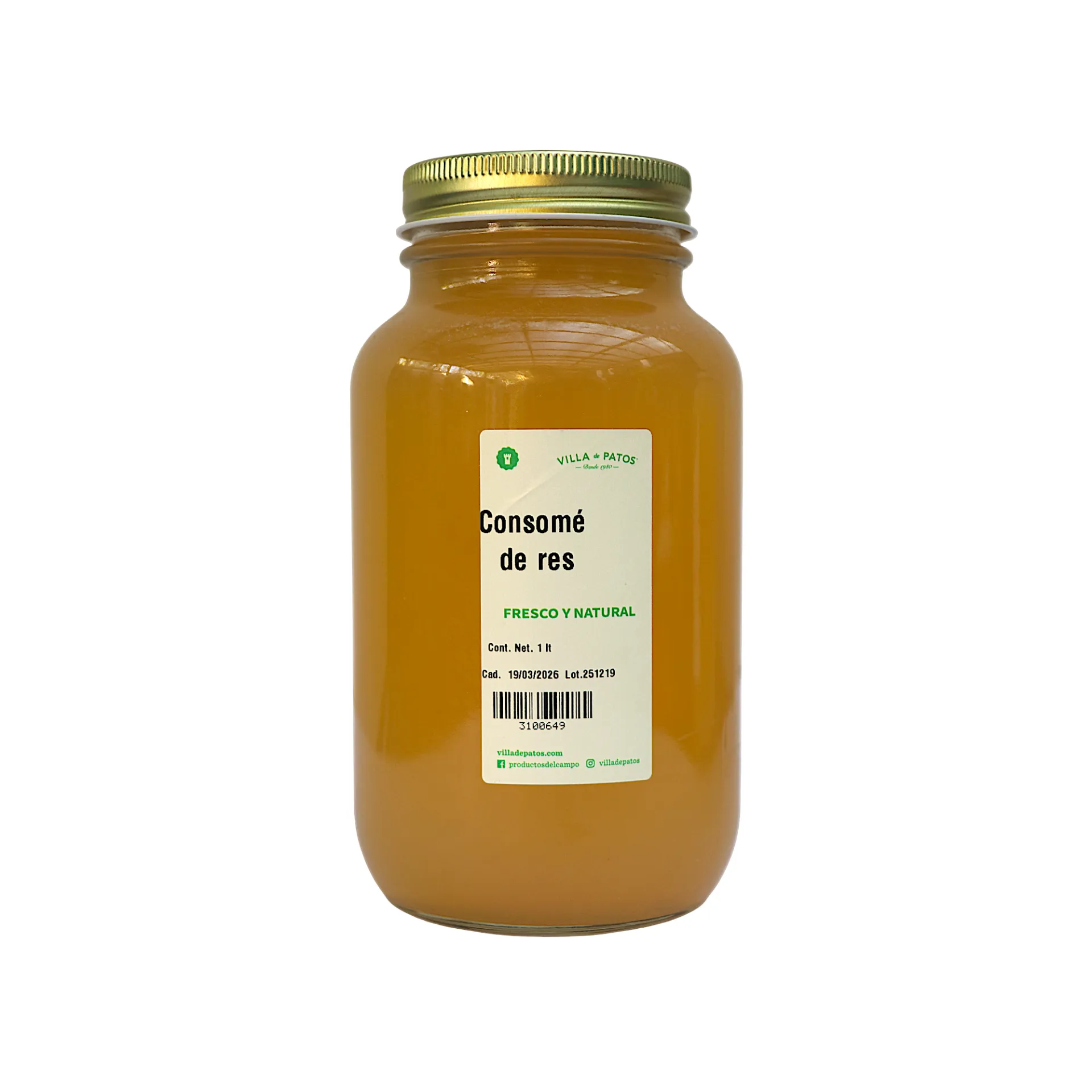 Consome de res 1L VILLA DE PATOS