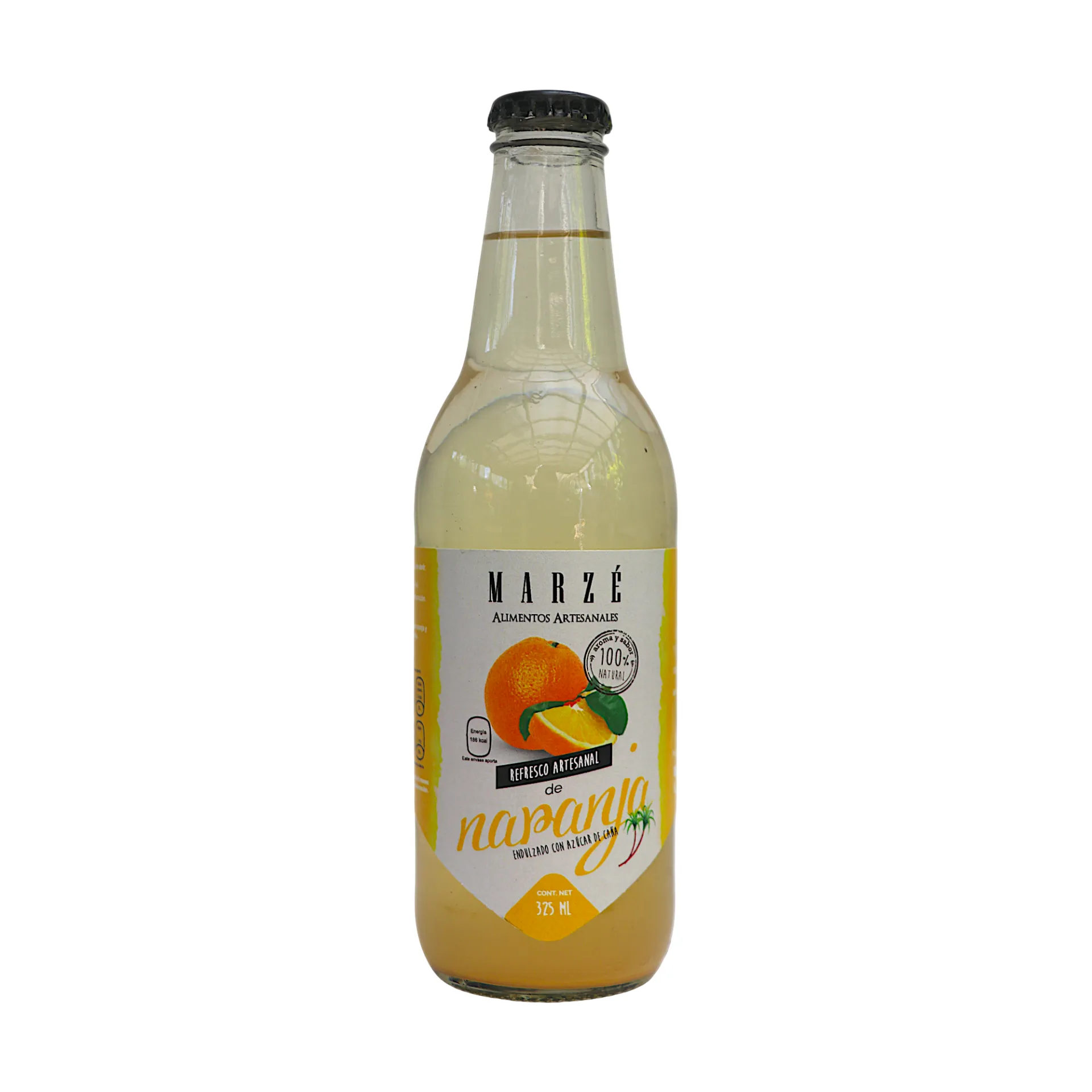 Refresco artesanal de naranja 325ml MARZÉ