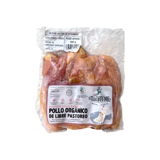 Alitas de pollo pz EL TÍO ORGÁNICO