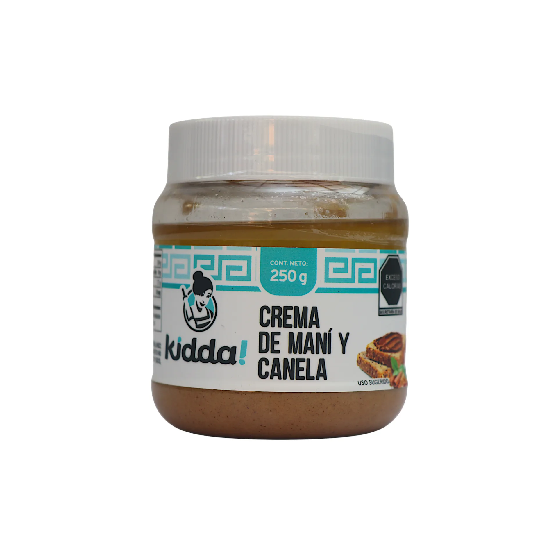 Crema de maní y canela 250gr KIDDA!