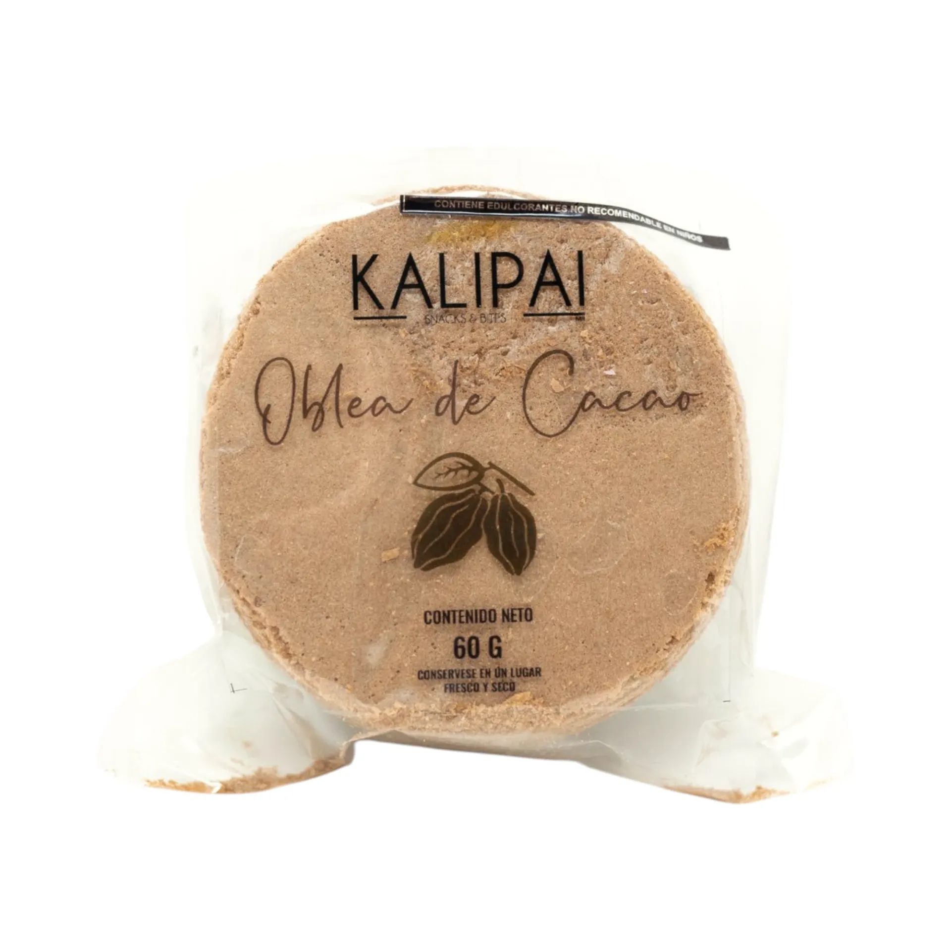 Obleas de cacao 60gr KALIPAI