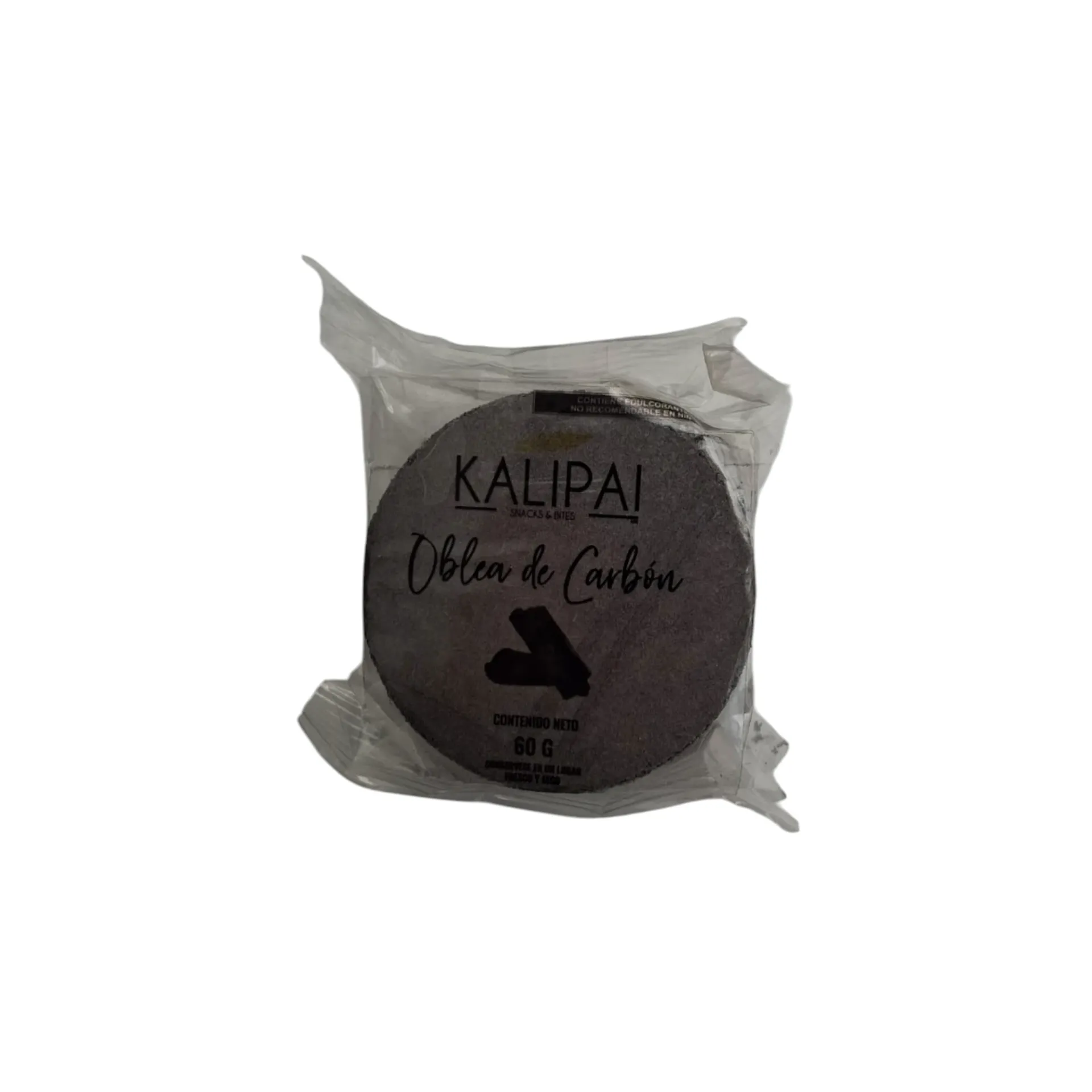 Obleas de carbón activado 60gr KALIPAI